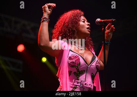 24 juillet 2022, Sheffield, Yorkshire du Sud, U.K: Keis se présentant au Festival des tramways , Royaume-Uni , 24.07.2022 (Credit image: © Robin Burns/ZUMA Press Wire) Banque D'Images