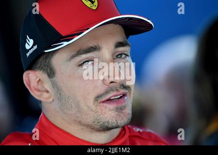 Le Castellet, Frankreich. 23rd juillet 2022. 23 juillet 2022, circuit Paul Ricard, le Castellet, FORMULE 1 GRAND PRIX DE FRANCE 2022 de LENOVO, sur la photo Charles Leclerc (MCO), Scuderia Ferrari crédit: dpa/Alay Live News Banque D'Images