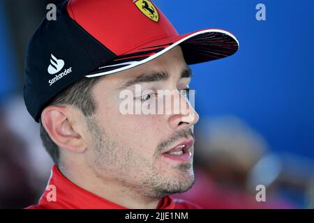 Le Castellet, Frankreich. 23rd juillet 2022. 23 juillet 2022, circuit Paul Ricard, le Castellet, FORMULE 1 GRAND PRIX DE FRANCE 2022 de LENOVO, sur la photo Charles Leclerc (MCO), Scuderia Ferrari crédit: dpa/Alay Live News Banque D'Images