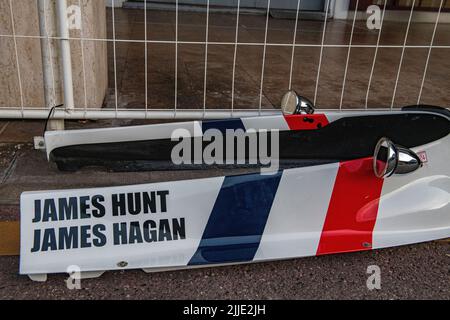 Dans les fosses du Grand Prix historique de Monaco Banque D'Images