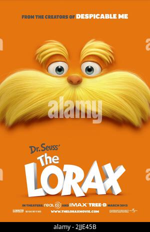 Le LORAX POSTER, LE LORAX, 2012 Banque D'Images