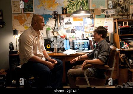 DWAYNE JOHNSON, Josh Hutcherson, voyage 2 : L'île mystérieuse, 2012 Banque D'Images