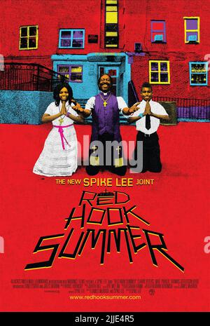 TONI LYSAITH, CLARKE PETERS, JULES BROWN POSTER, RED HOOK Summer, 2012 Banque D'Images