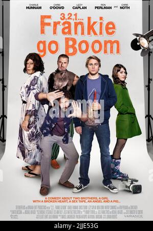 PERLMAN,NOTH,O'DOWD,HUNNAM,POSTER, 3 2 1... FRANKIE GO BOOM, 2012 Banque D'Images