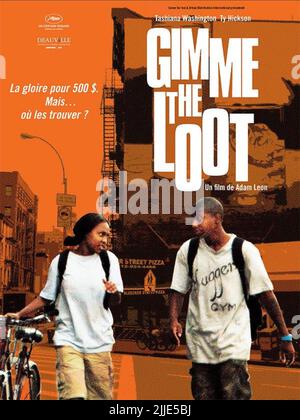 TASHIANA WASHINGTON, TY HICKSON AFFICHE, GIMME le butin, 2012 Banque D'Images