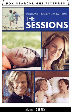 JOHN HAWKES, HELEN HUNT, William H. Macy, AFFICHE LES SESSIONS, 2012 Banque D'Images