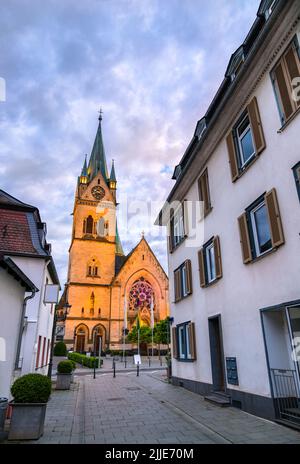 Église Sainte-Marie à Bad Homburg, Allemagne Banque D'Images