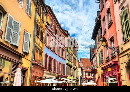 Maisons traditionnelles à colombages à Colmar, France Banque D'Images