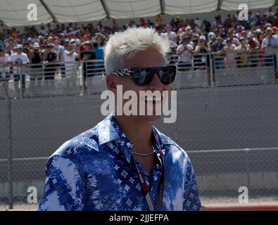 Le Castellet, Frankreich. 24th juillet 2022. 24 juillet 2022, circuit Paul Ricard, le Castellet, FORMULE 1 GRAND PRIX DE FRANCE 2022 DE LENOVO, sur la photo pilote de MotoGP Fabio Quartararo crédit: dpa/Alay Live News Banque D'Images