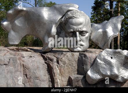 Monument Sibelius , Finlande, Helsinki Banque D'Images