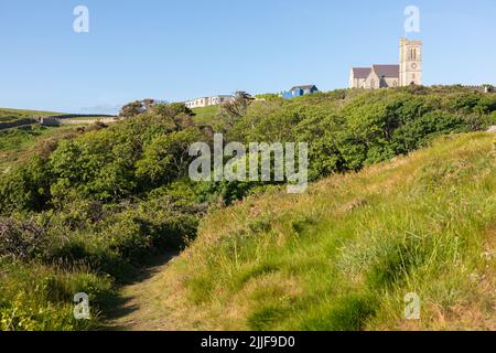 Lundy village, Devon, Royaume-Uni Banque D'Images
