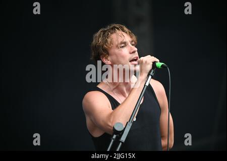 24 juillet 2022, Sheffield, Yorkshire du Sud, U.K: Équipe sportive se présentant au Festival des tramways , Royaume-Uni , 24.07.2022 (Credit image: © Robin Burns/ZUMA Press Wire) Banque D'Images