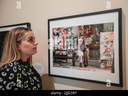 Warwickshire, Angleterre. Andy Warhol 26.07.2022 Magnum photos: Where Ideas are Born rassemble plus de 20 photographes célèbres de l'agence Magnum de renommée mondiale et comprend plus de 60 portraits de photos des artistes qui ont créé l'histoire de l'art au 20th siècle. Jusqu'au 16 octobre. Paul Quezada-Neiman/Alamy Live News Banque D'Images