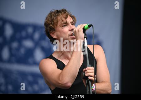 24 juillet 2022, Sheffield, Yorkshire du Sud, U.K: Équipe sportive se présentant au Festival des tramways , Royaume-Uni , 24.07.2022 (Credit image: © Robin Burns/ZUMA Press Wire) Banque D'Images