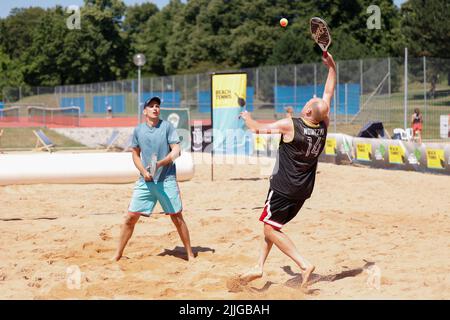 Championnats de tennis de plage à Munich/Allemagne Banque D'Images