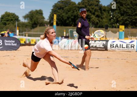 Championnats de tennis de plage à Munich/Allemagne Banque D'Images