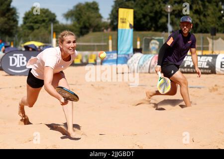 Championnats de tennis de plage à Munich/Allemagne Banque D'Images