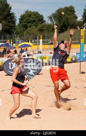 Championnats de tennis de plage à Munich/Allemagne Banque D'Images