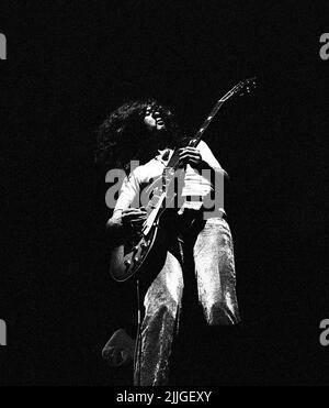 Jimmy page, LED Zeppelin, concert à Olympia, 1969 Banque D'Images