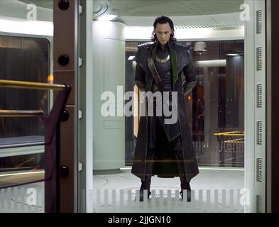 TOM HIDDLESTON, THE AVENGERS, 2012 Banque D'Images
