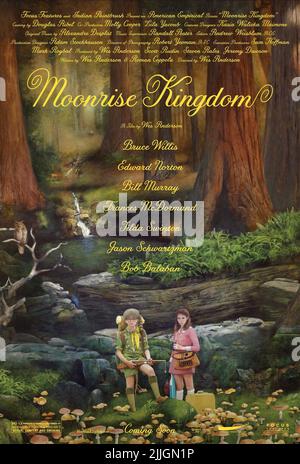 JARED GILMAN, KARA HAYWARD MOONRISE KINGDOM, de l'affiche, 2012 Banque D'Images