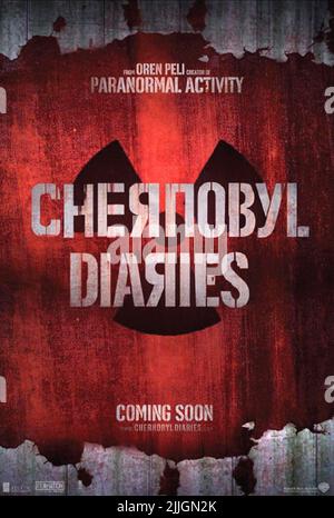 POSTER DE FILM, JOURNAUX DE TCHERNOBYL, 2012 Banque D'Images