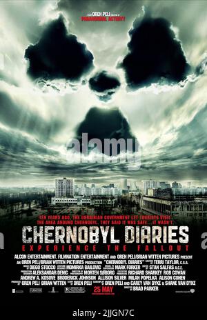 POSTER DE FILM, JOURNAUX DE TCHERNOBYL, 2012 Banque D'Images