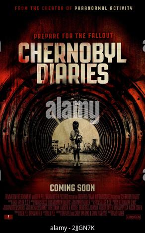 POSTER DE FILM, JOURNAUX DE TCHERNOBYL, 2012 Banque D'Images