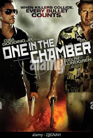 CUBA GOODING JR., Dolph Lundgren, affiche l'un À LA CHAMBRE, 2012 Banque D'Images