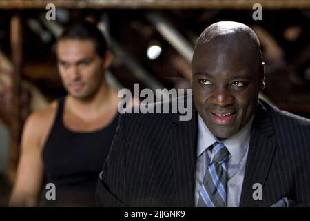 JASON MOMOA, ADEWALE AKINNUOYE-AGBAJE, BALLE À LA TÊTE, 2012 Banque D'Images