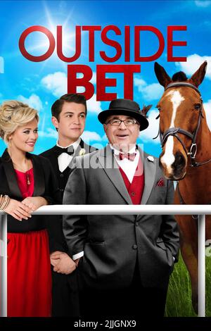 EMILY ATACK, CALUM MACNAB, BOB HOSKINS POSTER, pari extérieur, 2012 Banque D'Images