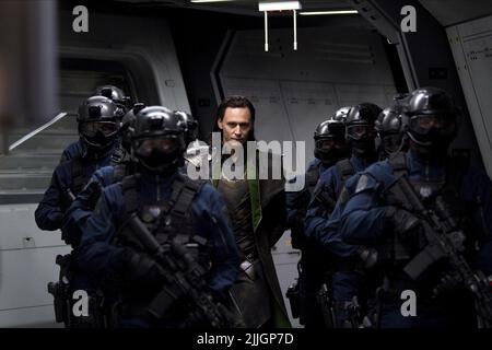 TOM HIDDLESTON, THE AVENGERS, 2012 Banque D'Images