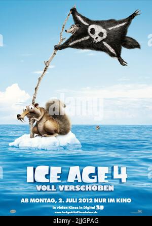 SCRAT, ÂGE DE LA GLACE : DÉRIVE CONTINENTALE, 2012 Banque D'Images