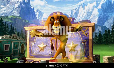 ALEX, MADAGASCAR 3 : EUROPE'S Most Wanted, 2012 Banque D'Images