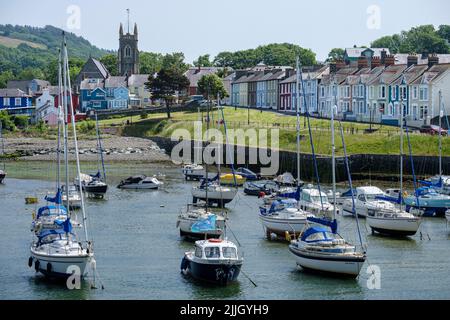 Le port de Aberaeron, Ceredigion, pays de Galles Banque D'Images