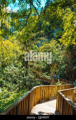 Horma Canyon. Parc national des montagnes de Kure. Sentier de randonnée Horma Canyon. Voyage en Turquie. Pinarbasi, Kastamonu, Turquie Banque D'Images