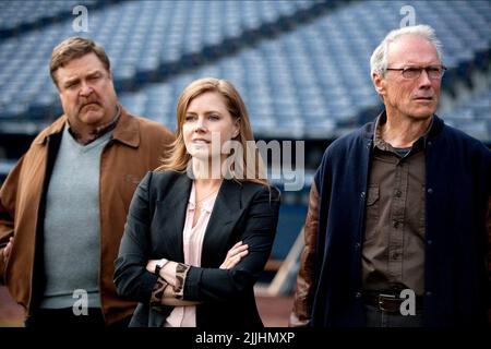 JOHN GOODMAN, AMY ADAMS, CLINT EASTWOOD, ENNUIS AVEC LA COURBE, 2012 Banque D'Images
