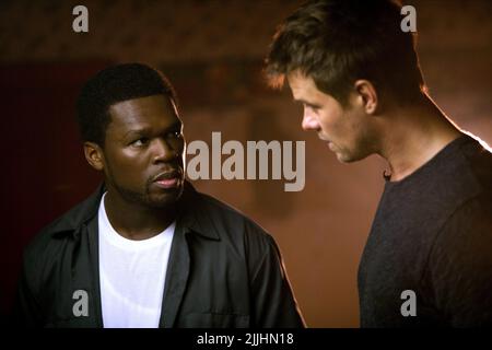 50 CENT, JOSH DUHAMEL, FEU AVEC FEU, 2012 Banque D'Images