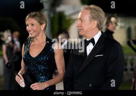 CAMERON DIAZ, Alan Rickman, GAMBIT, 2012 Banque D'Images