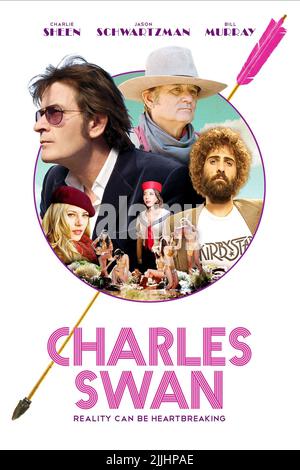 KATHERYN WINNICK, Charlie Sheen, Bill Murray, Jason Schwartzman, affiche un aperçu à l'INTÉRIEUR DE L'ESPRIT DE CHARLES SWAN III, 2012 Banque D'Images