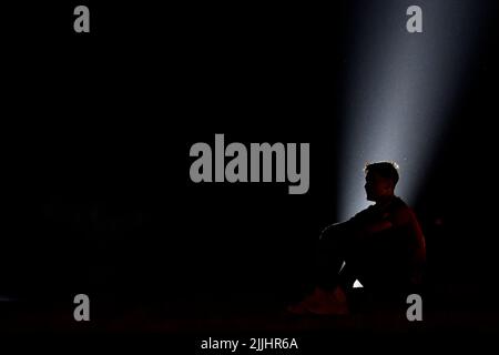 Rome, Italie. 26th juillet 2022. EN TANT que joueur ROM Paulo Dybala assiste à la présentation aux fans du Palazzo della Civilta e del Lavoro à Rome (Italie), 26 juillet 2022 crédit: Insidefoto srl/Alay Live News Banque D'Images