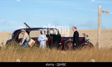 OLIVIA COLMAN, SAMUEL WEST, ANDREW HAVILL, HYDE PARK ON HUDSON, 2012 Banque D'Images