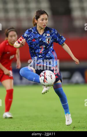 Ibaraki, Japon. 26th juillet 2022. Risa Shimizu (JPN) football : EAFF E-1 Championnat de football 2022 finale Japon rencontre féminine entre le Japon et la Chine au Kashima Soccer Stadium à Ibaraki, Japon . Credit: YUTAKA/AFLO SPORT/Alay Live News Banque D'Images