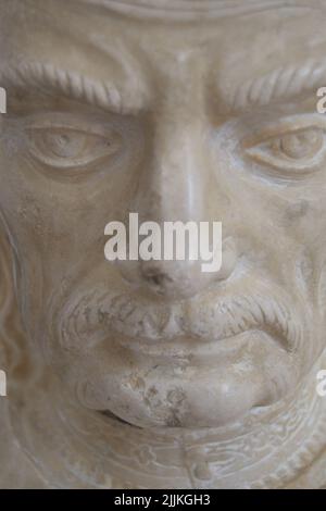 Sculpture de la famille Galvez dans le panthéon de Macharaviaya, Espagne. Antonio de Galvez Banque D'Images