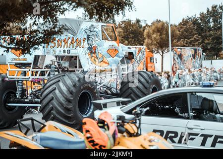 L'équipe action Sport de Lagrin en Allemagne Banque D'Images