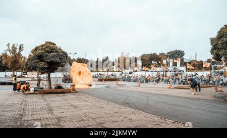 L'équipe action Sport de Lagrin en Allemagne Banque D'Images