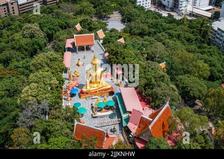 Grand temple de Bouddha à Pattaya en Thaïlande Banque D'Images