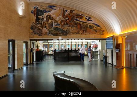 Belchien, Oostende, Grote Post (Große Post), Kulturzentrum und Restaurant // Belchien, Oostende, Grote Post (Great Post), Centre culturel et restaurant Banque D'Images