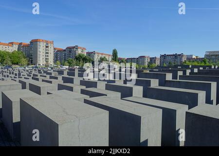 Berlin, Denkmal für die ermordeten Juden Europas // Belin, Monument des Juifs assassinés en Europe Banque D'Images