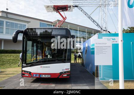 Berlin, Innotrans, Siemens Busladesystem Banque D'Images